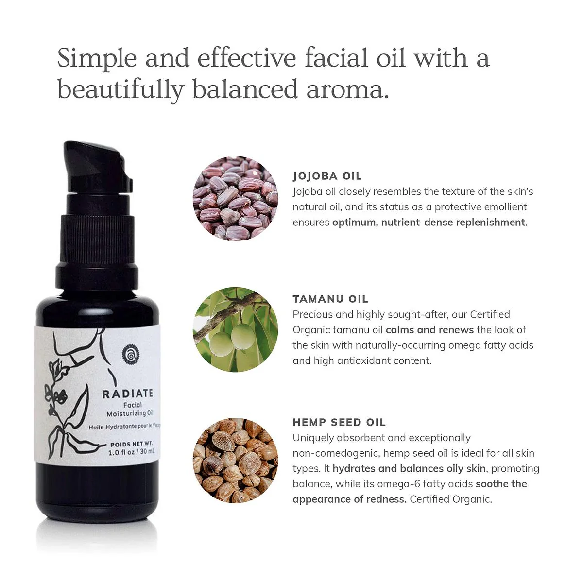 Annmarie Skin Care Radiate - Facial Moisturizing Oil (30ml) - Image 3