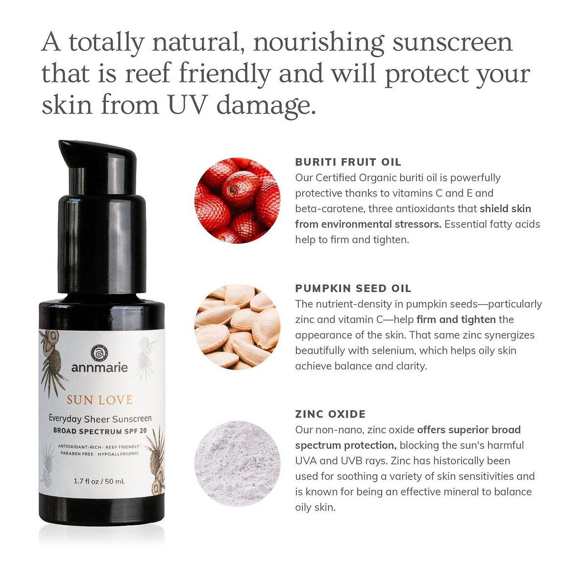Annmarie Skin Care Sun Love - Everyday Sheer Sunscreen (50ml) - Image 2