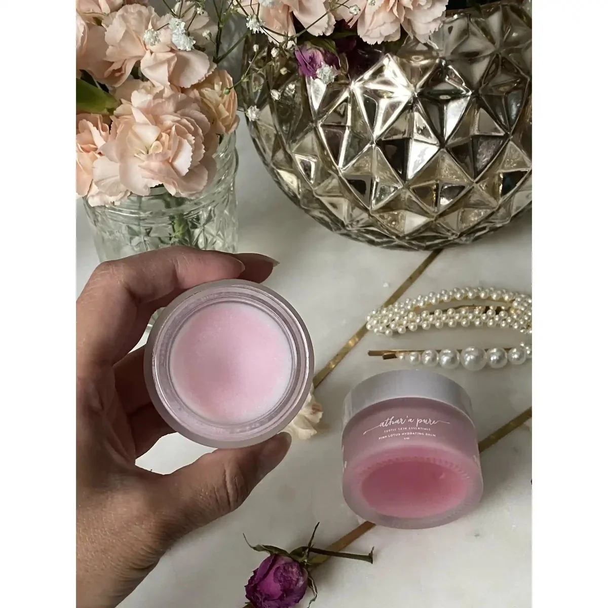 Athar'a Pure Pink Lotus Hydrating Balm - Image 5