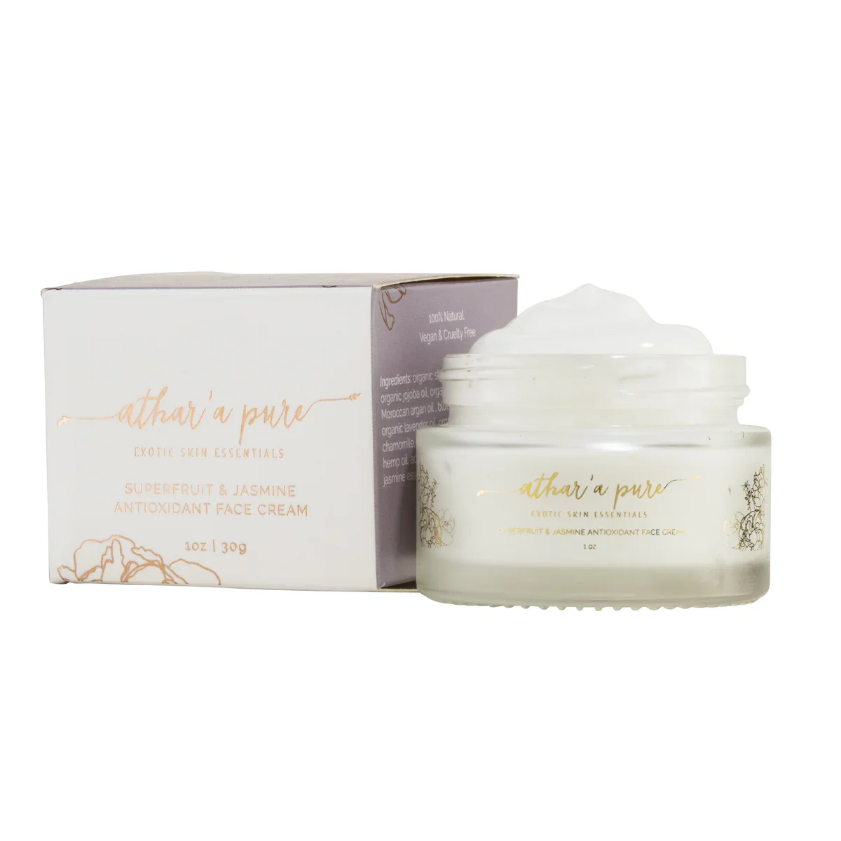 Athar'a Pure Superfruit & Jasmine Antioxidant Face Moisturizer - Image 4