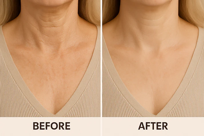 Qualerex Beauty Neck & Décolletage Ceramide Cream for Mature & Menopausal Skin – Firming, Nourishing Botanical Formula - Image 3