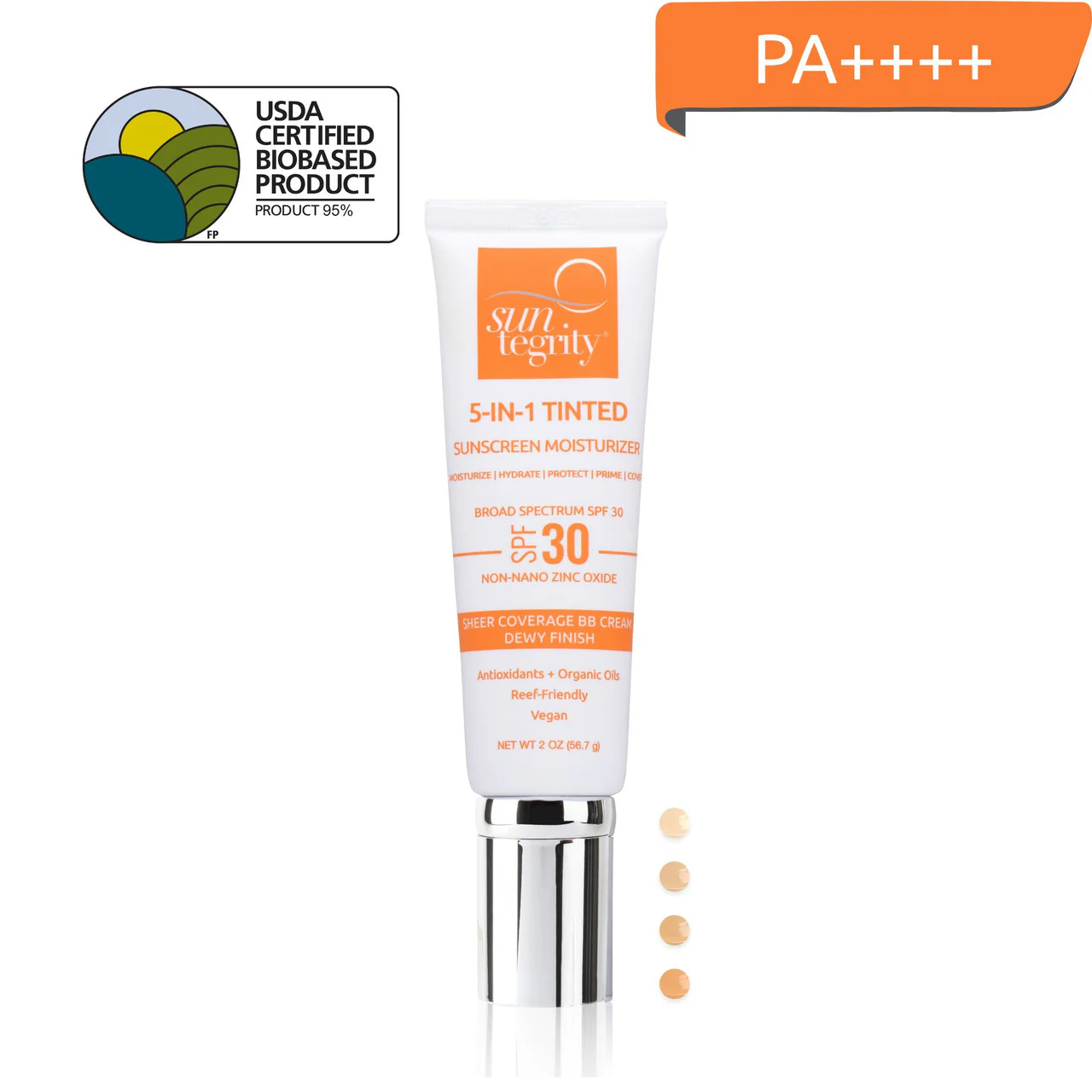 Suntegrity 5-IN-1 Tinted Sunscreen Moisturizer - Broad Spectrum SPF 30 - Image 3