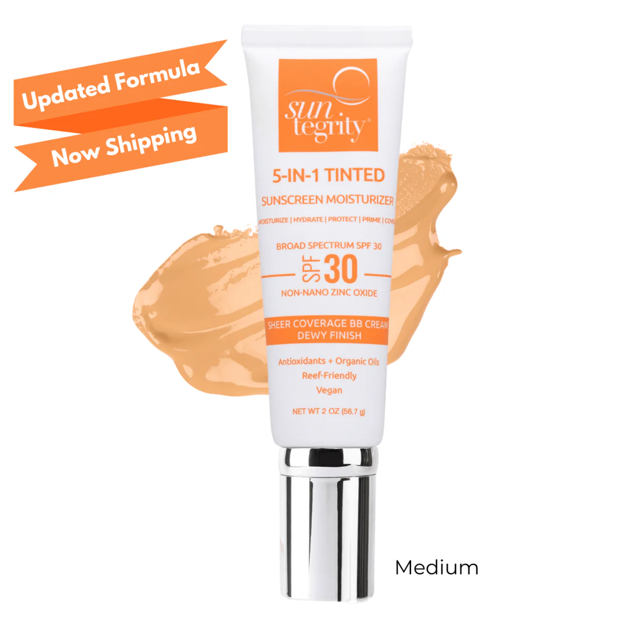 Suntegrity 5-IN-1 Tinted Sunscreen Moisturizer - Broad Spectrum SPF 30 - Image 7