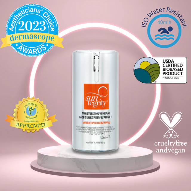Suntegrity Moisturizing Mineral Face Sunscreen & Primer, Broad Spectrum SPF 30 - Image 5