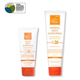Suntegrity UNSCENTED Mineral Body Sunscreen, Broad Spectrum SPF 30 - Image 3